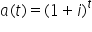 a left parenthesis t right parenthesis equals left parenthesis 1 plus i right parenthesis to the power of t