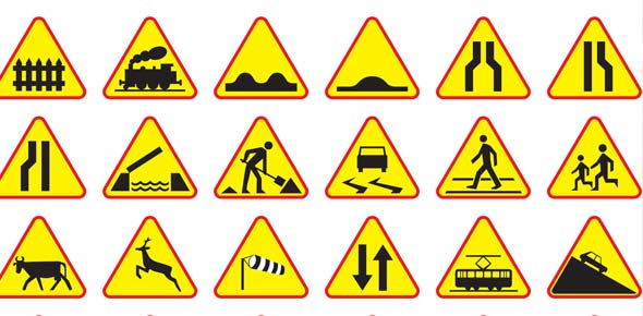 Road Sign Flashcards